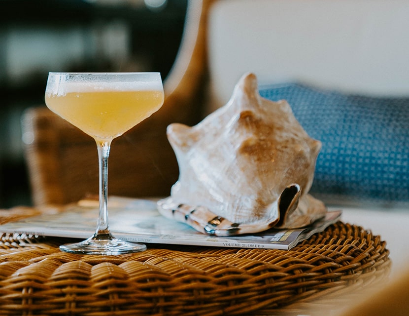 Incredible cocktail from Stirred bar at Mahogany Bay Resort & Beach Club